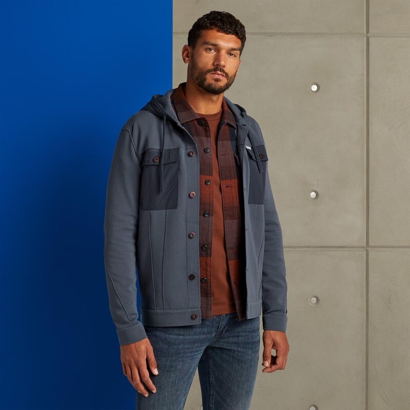 Cast Iron | Hoodie met trucker details CSW2308440-5113