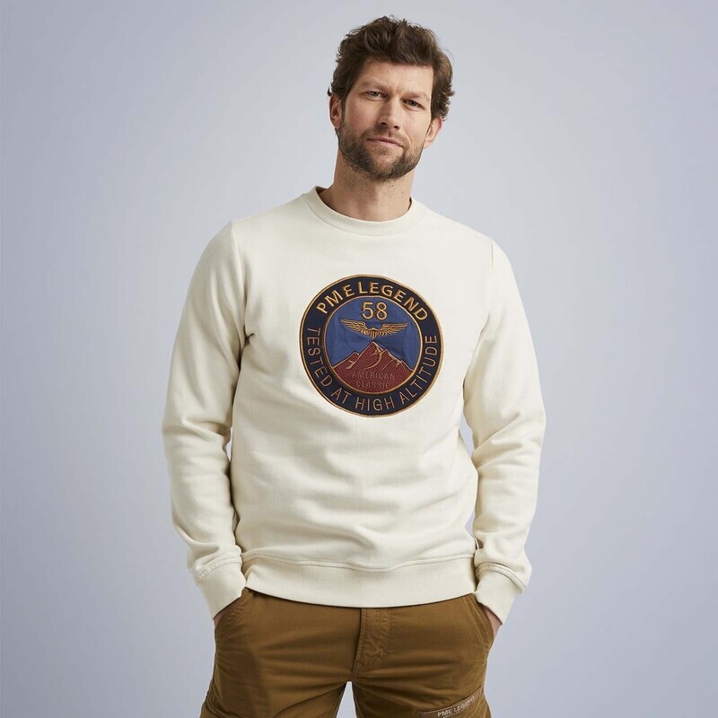 PME Legend | Sweatshirt van terry sweatstof PSW2308411-7013