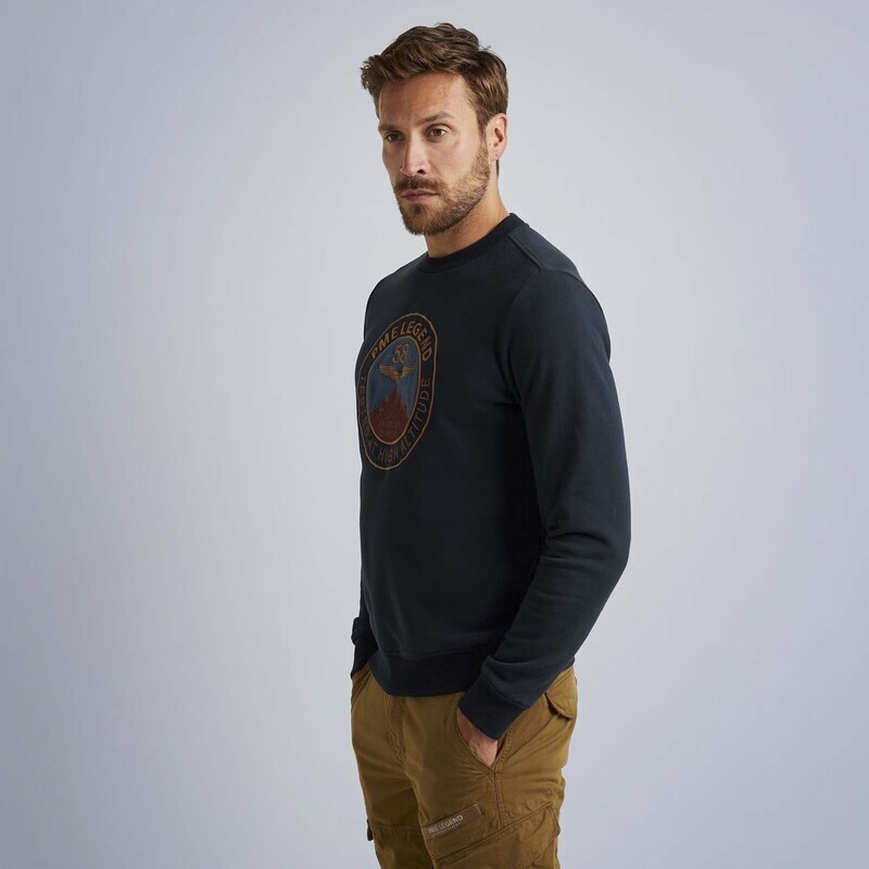 PME Legend | Sweatshirt van terry sweatstof PSW2308411-5281