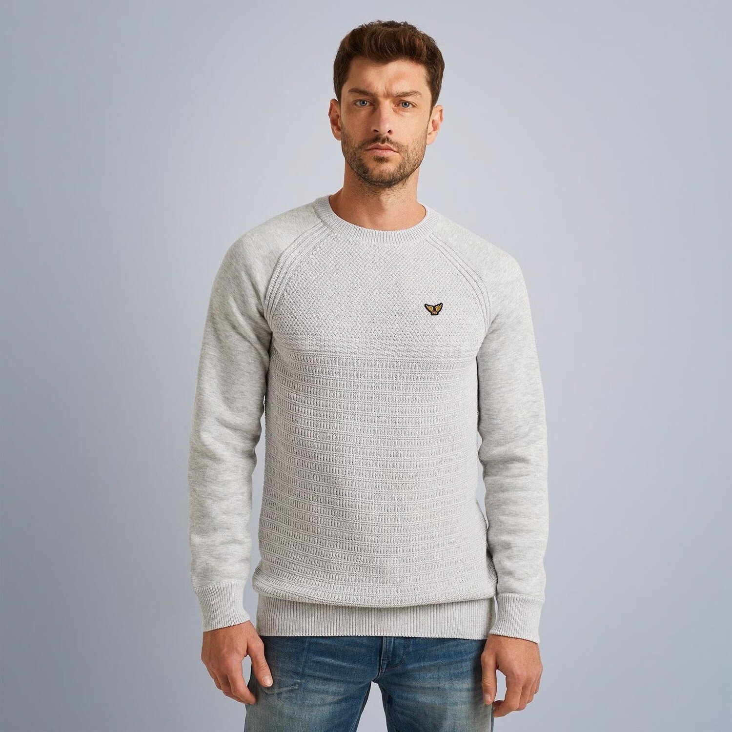 PME Legend | Trui in een materiaalmix PKW2309323-7013