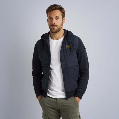 PME Legend | Hybrid jacket in een materiaalmix