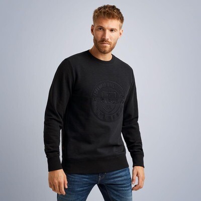 PME Legend | Sweatshirt met verschillende structuren