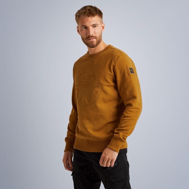 PME Legend | Sweatshirt met verschillende structuren PSW2310460-8196