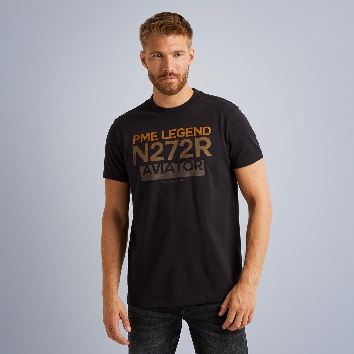 PME Legend | T-shirt van jersey met artwork PTSS2310582-999