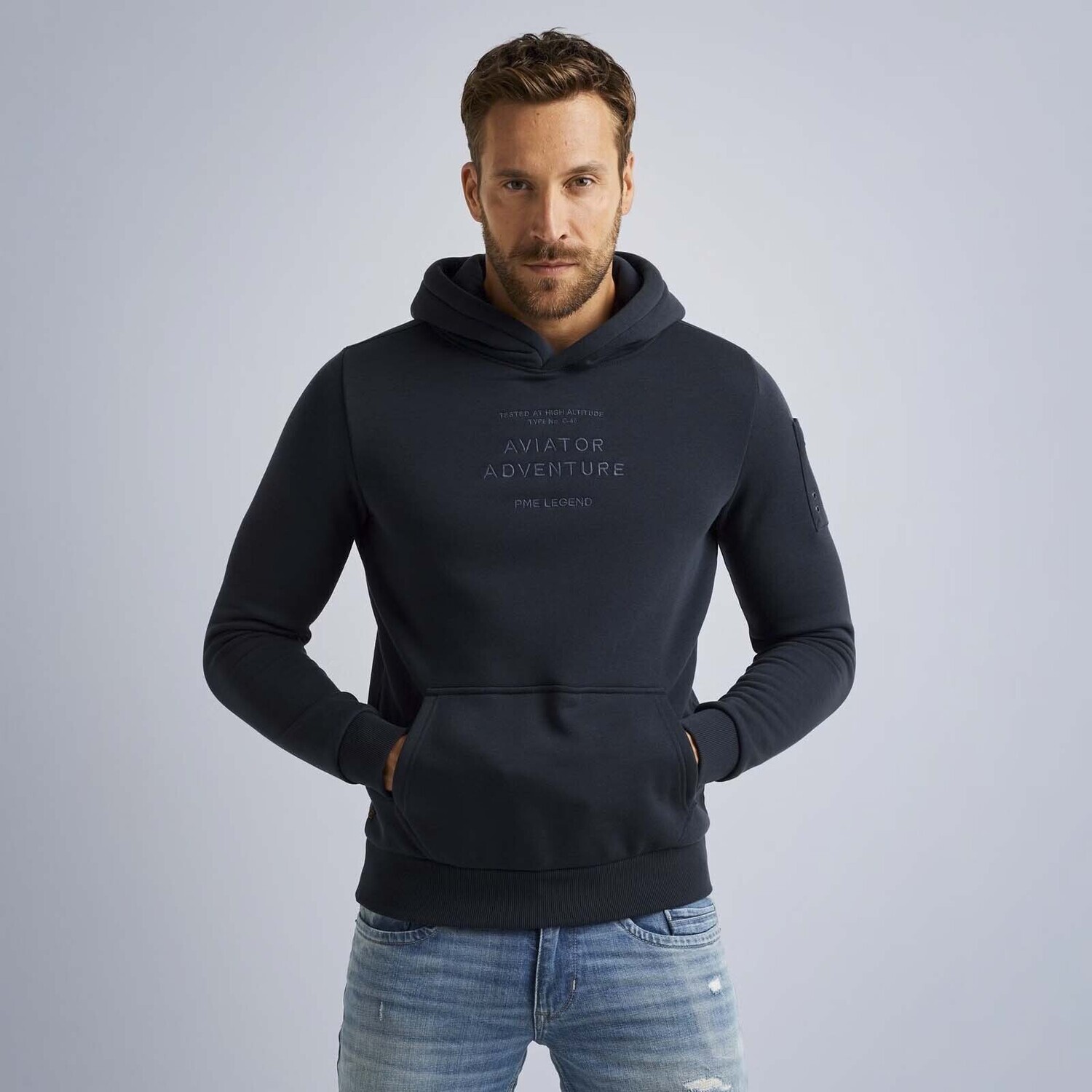 PME Legend | Hoodie van terry stof PSW2311471-5281