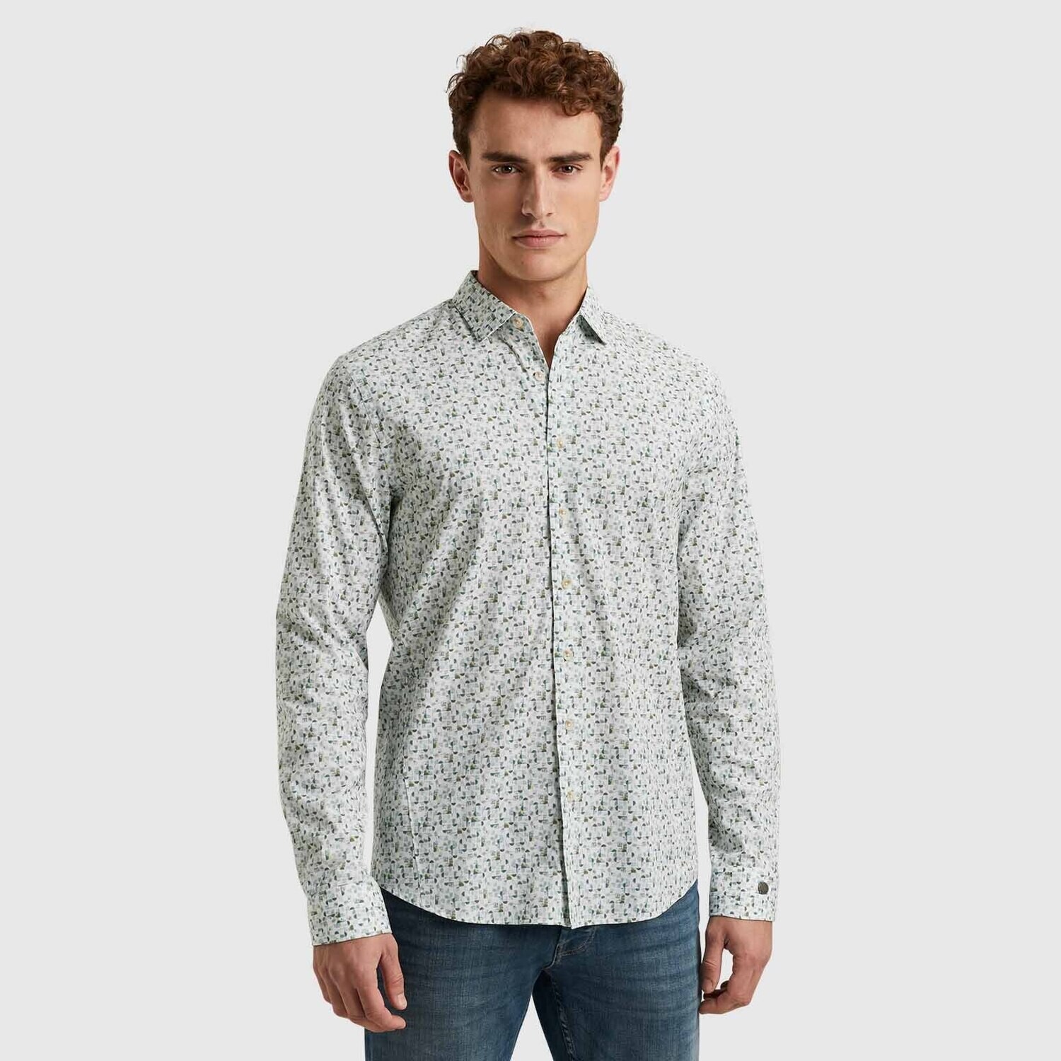 Cast Iron | Overhemd van poplin katoen CSI2402201-7176