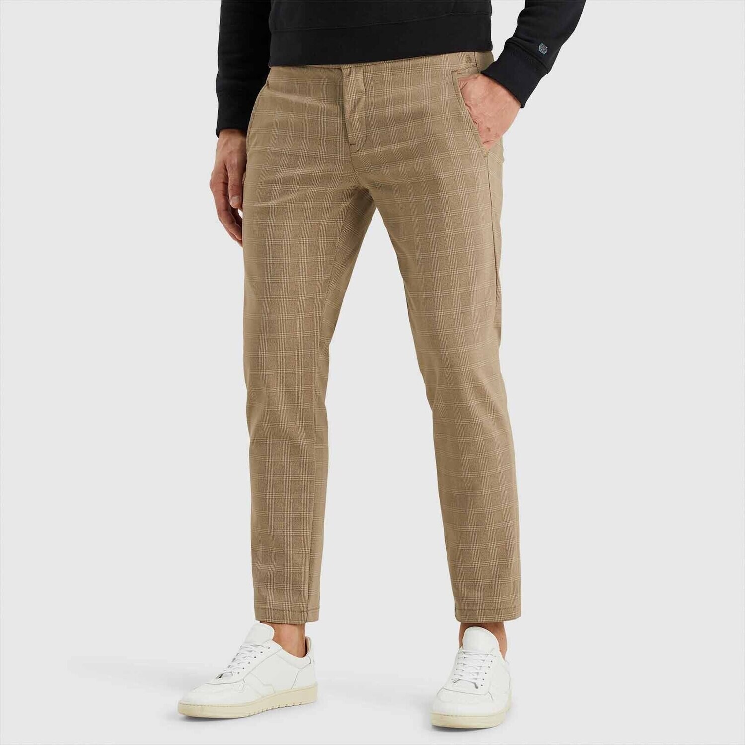 Cast Iron | Relaxed slim fit chino met ruitpatroon CTR2402604-8209