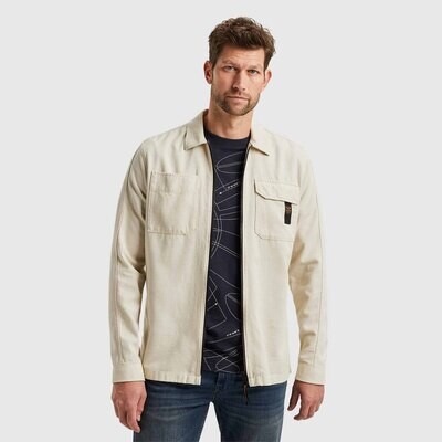 PME Legend | Shirt jacket van katoen/tencel