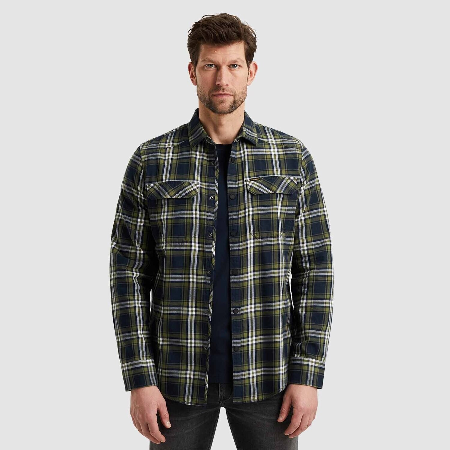 PME Legend | Overhemd van katoenen twill PSI2402213-6381