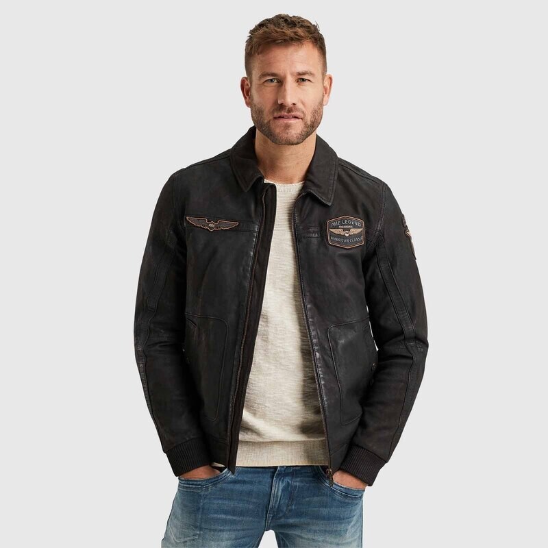 PME Legend | Summer Hudson leren jas PLJ2402700-9070