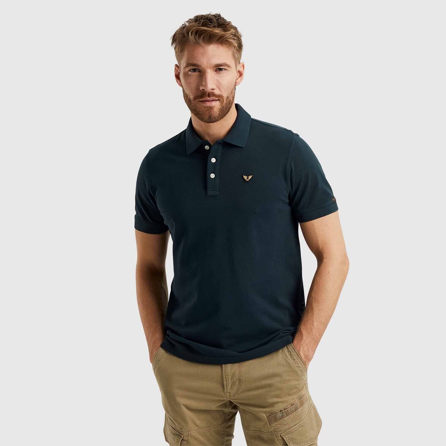PME Legend | Polo met garment-dye wassing PPSS2402850-5281