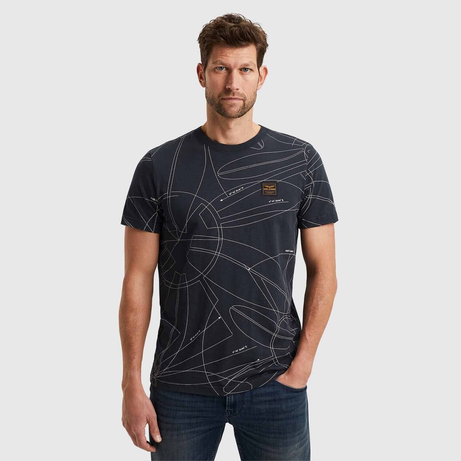 PME Legend | T-shirt van slub jersey PTSS2402596-5281