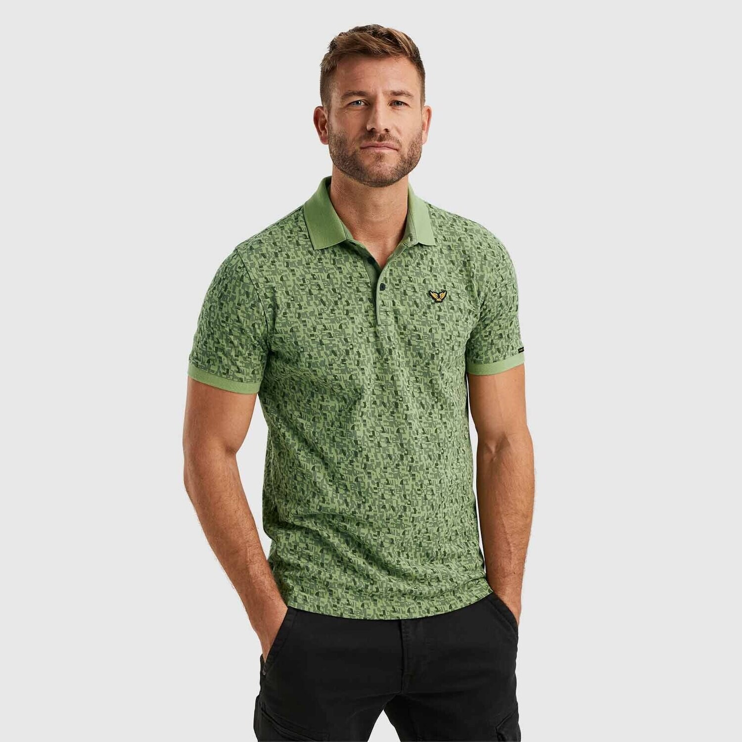 PME Legend | Polo met allover print PPSS2402852-6377