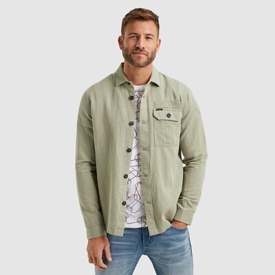 PME Legend | Shirt jacket met herringbone patroon PSI2403224-7089
