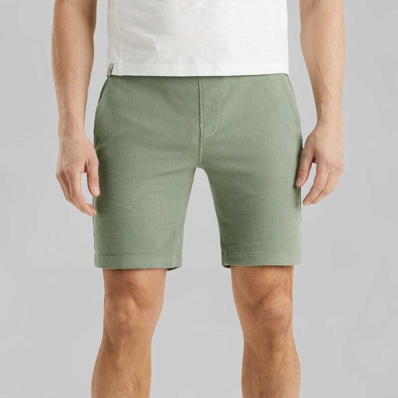 Cast Iron | Chino shorts met wafelstructuur CSH2404684-6126
