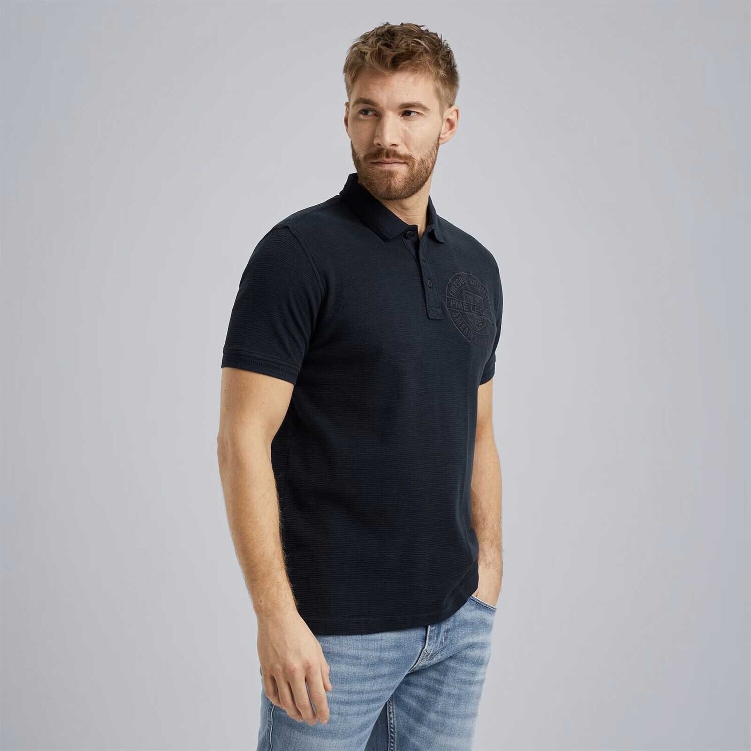 PME Legend Polo van jersey PPSS2404853-5281