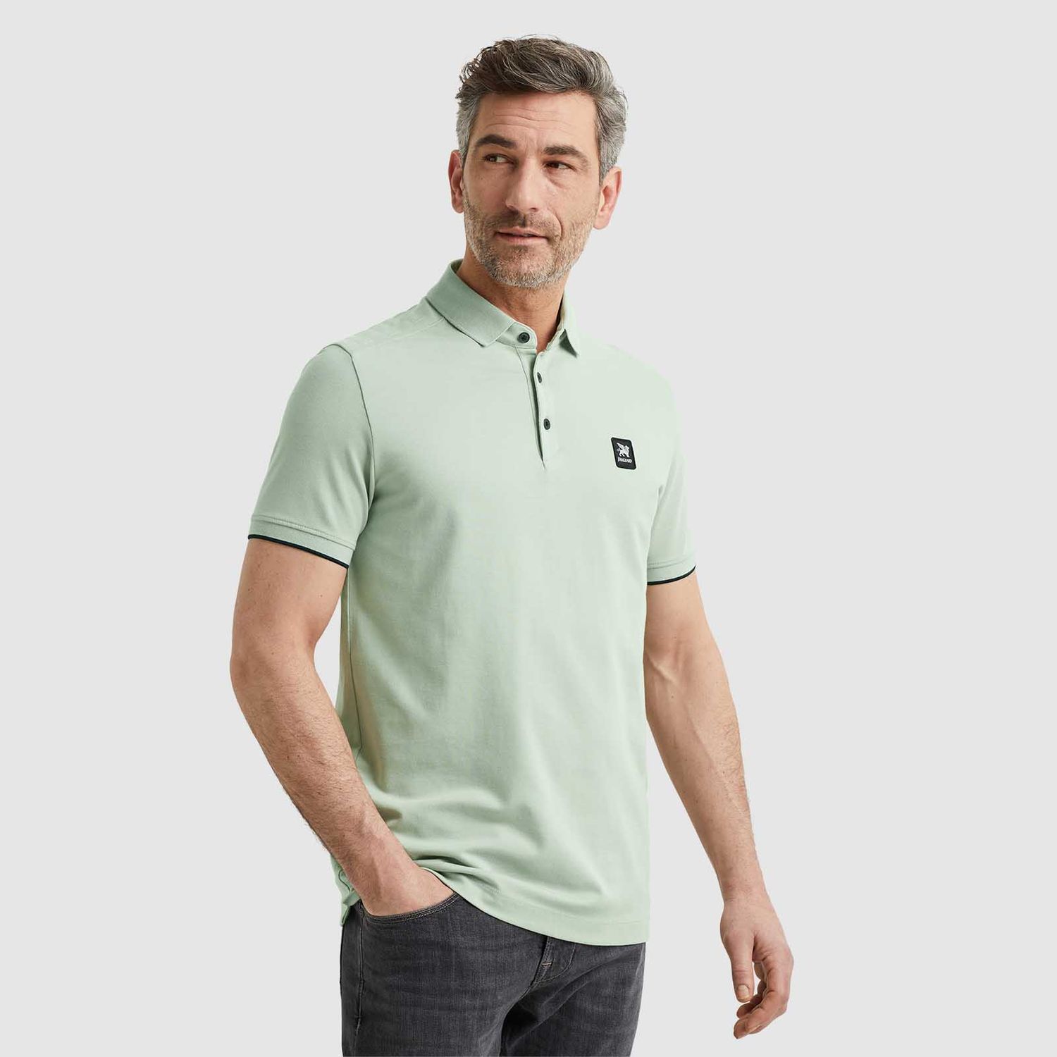 Vanguard | Polo van piqué met stretch VPSS2404850-9038
