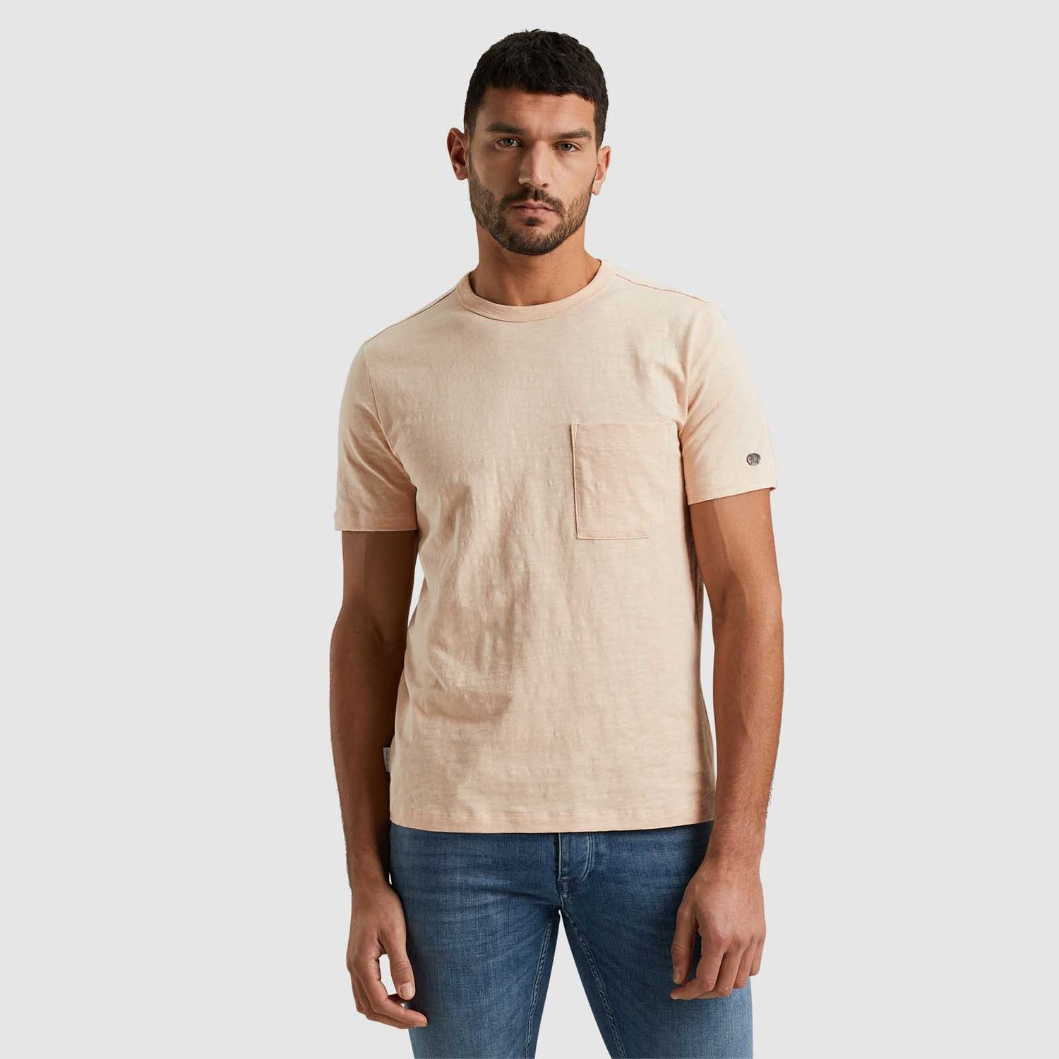 Cast Iron | T-shirt van slubkatoen CTSS2405597-2056