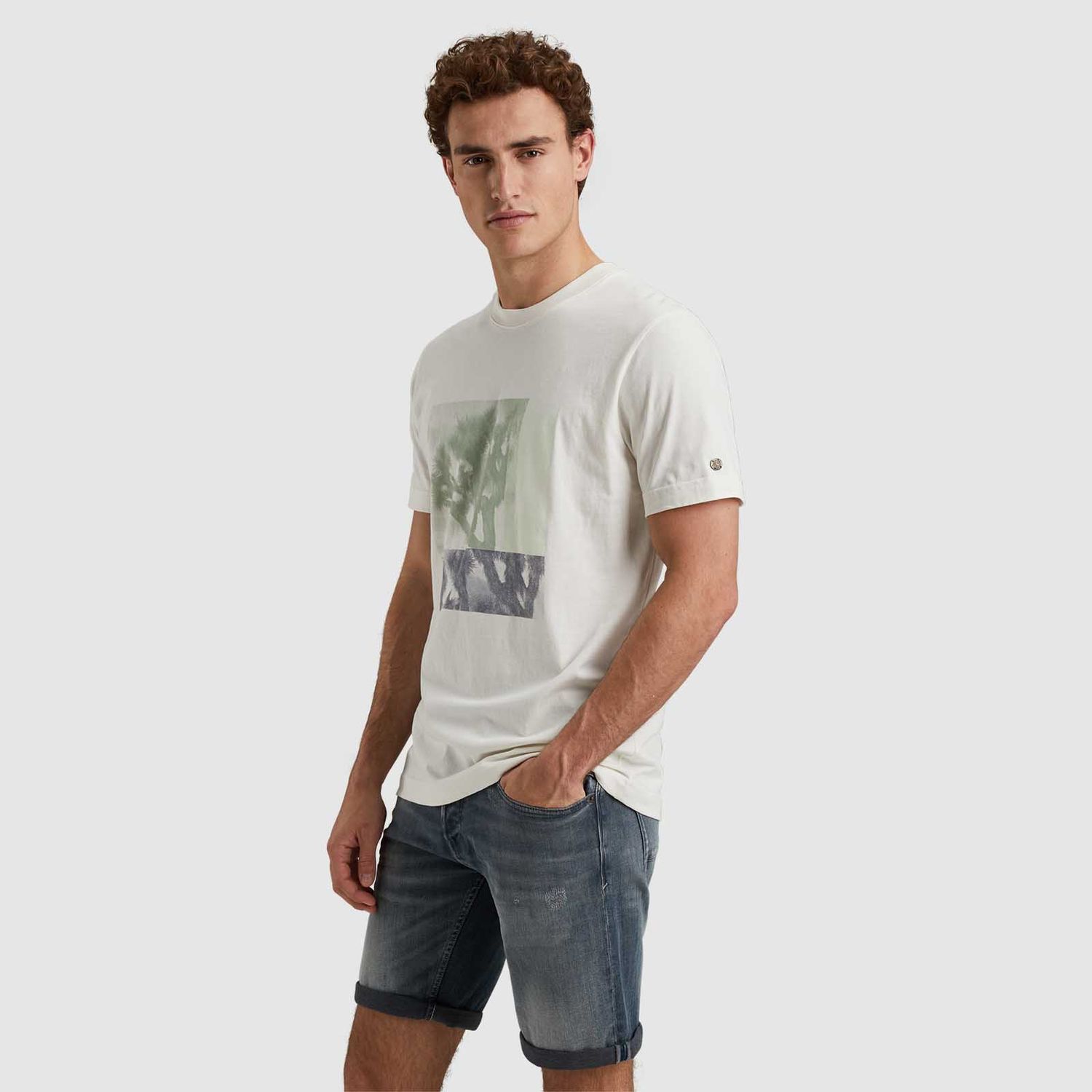 Cast Iron | T-shirt met artwork CTSS2405598-7002