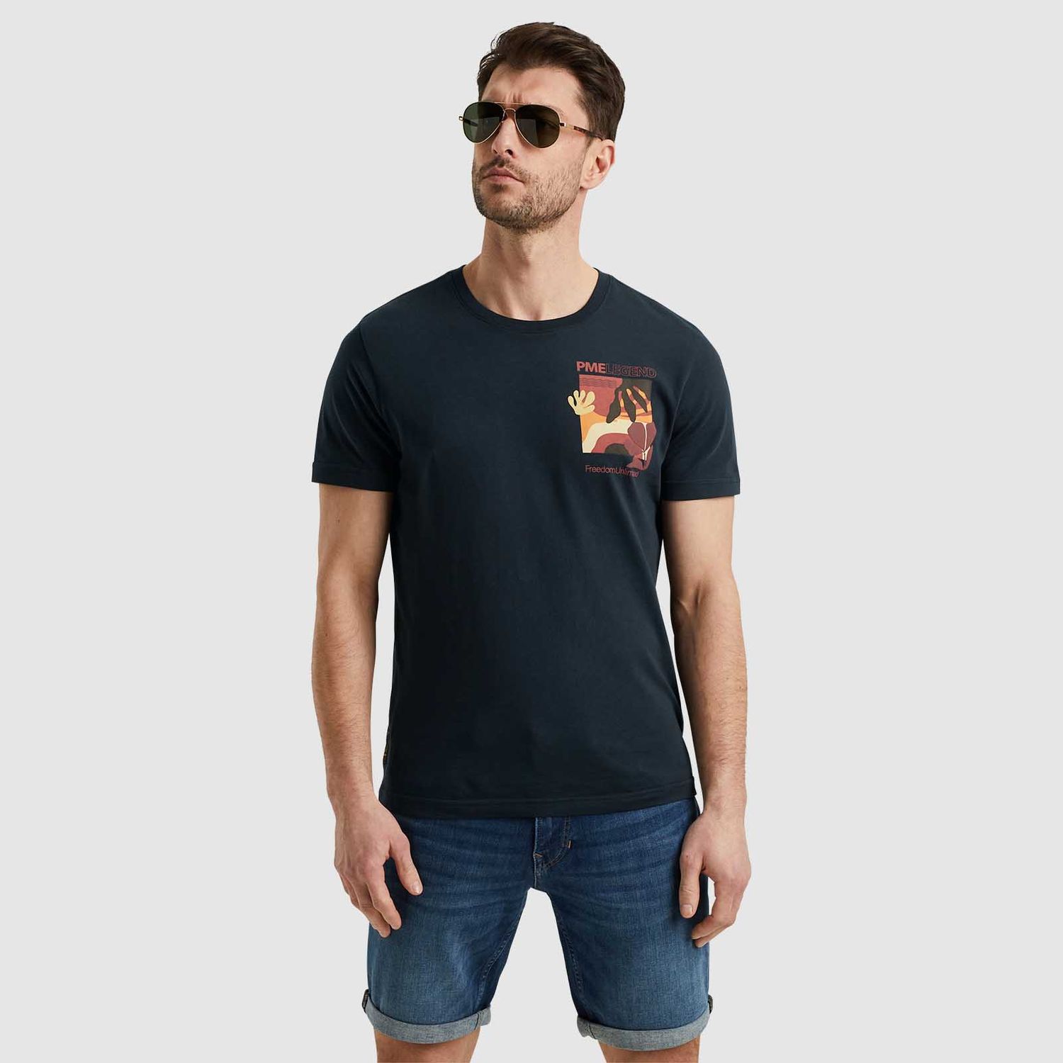 PME Legend | T-shirt met artwork PTSS2405556-5281