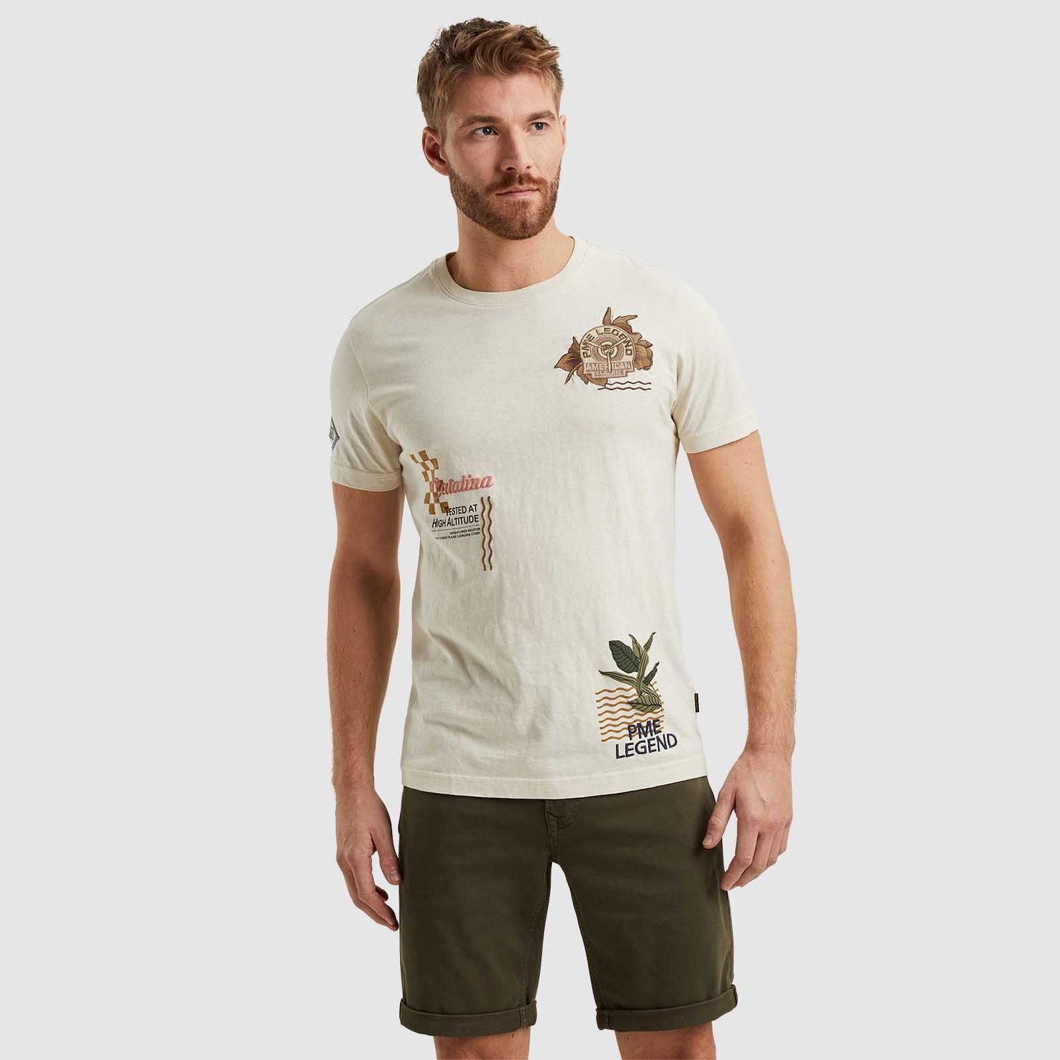 PME Legend | T-shirt van slub jersey PTSS2405564-7013