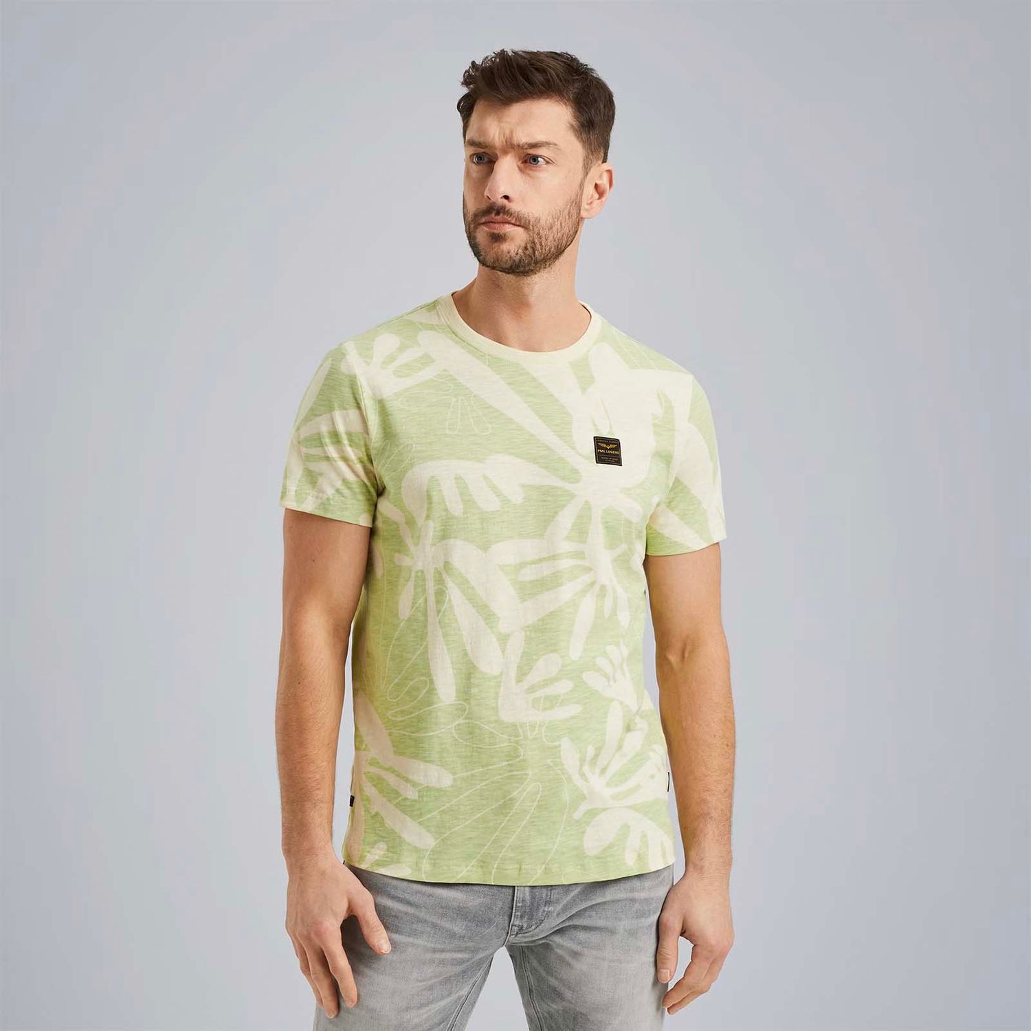 PME Legend | T-shirt van slub jersey PTSS2405557-6356