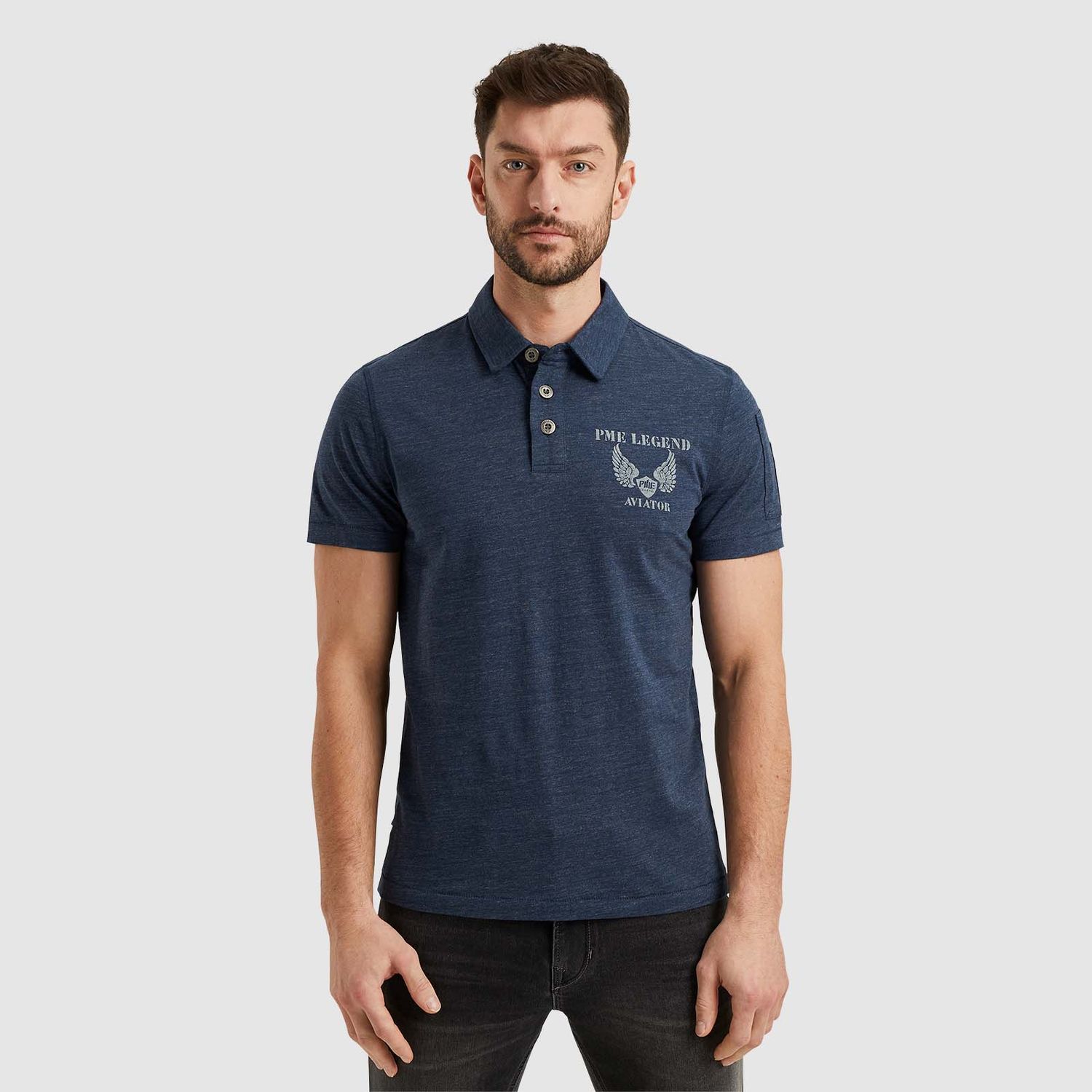 PME Legend | Polo van jersey PPSS2406889-590