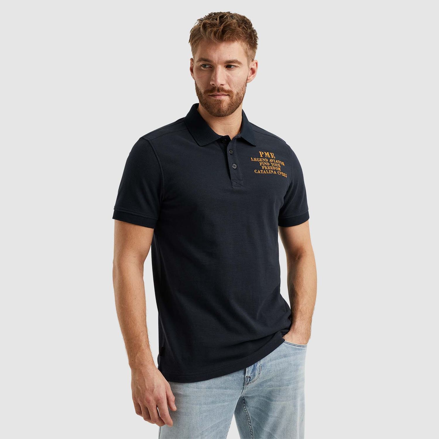 PME Legend | Polo van slub piqué PPSS2406887-5281