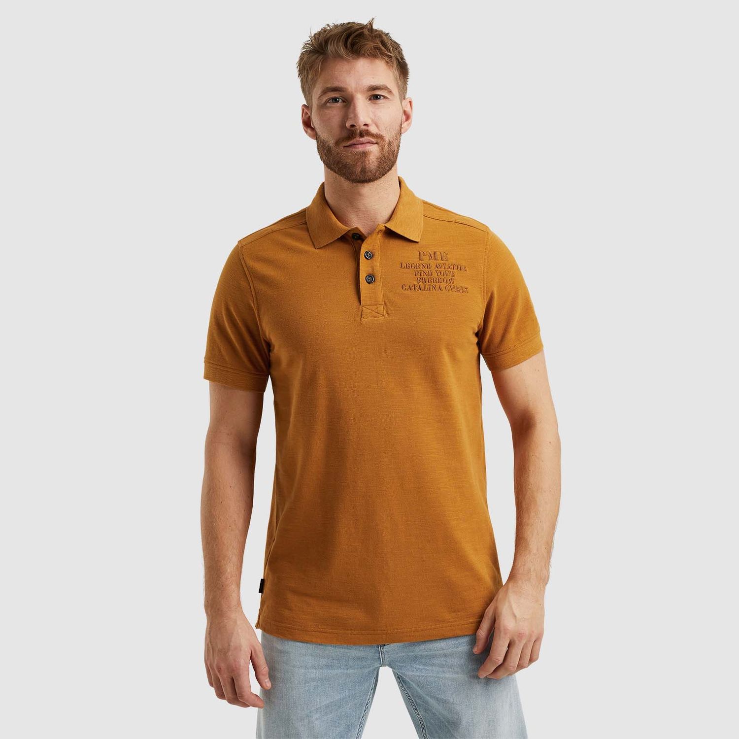 PME Legend | Polo van slub piqué PPSS2406887-1125