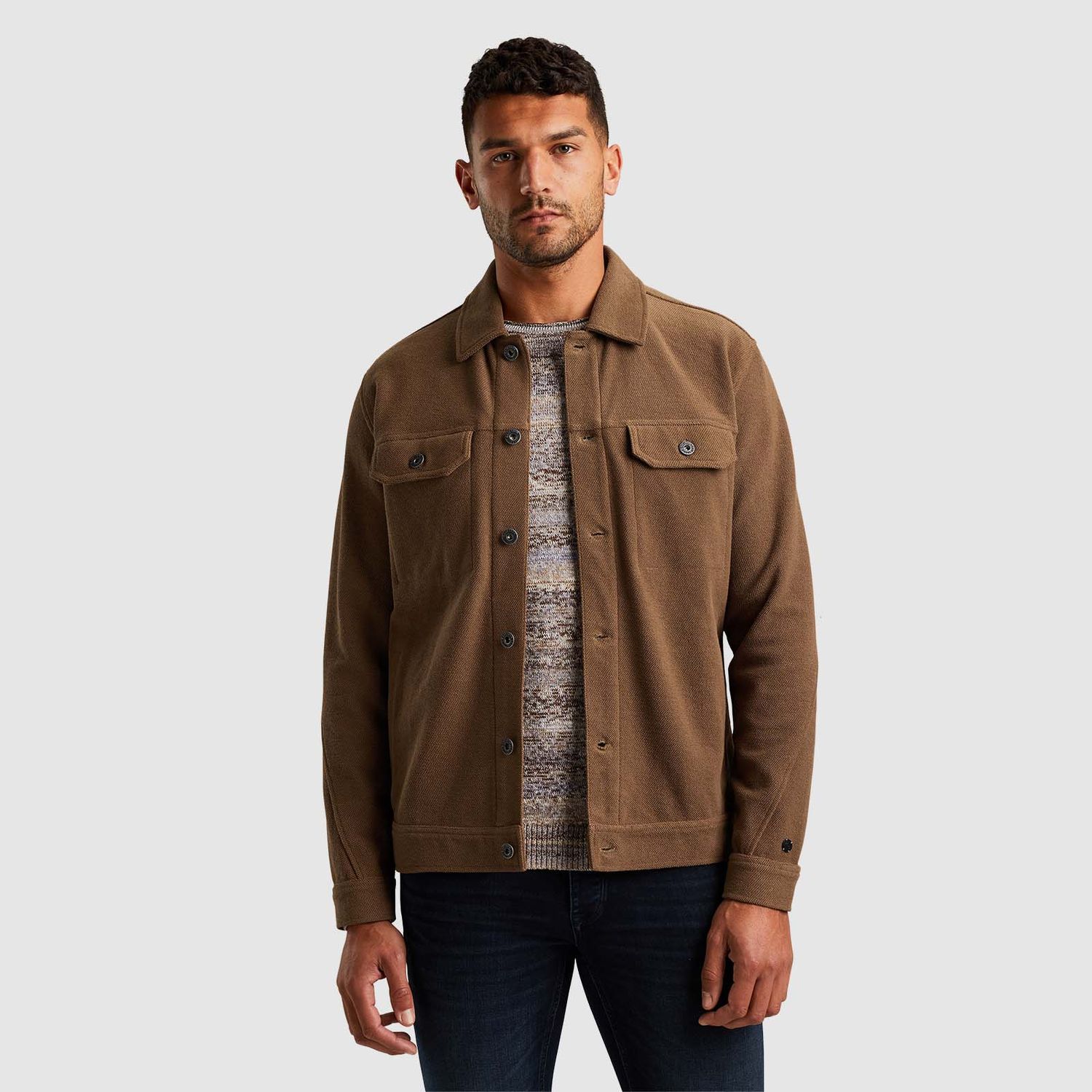Cast Iron | Trucker van sweatstof CSW2408432-8063