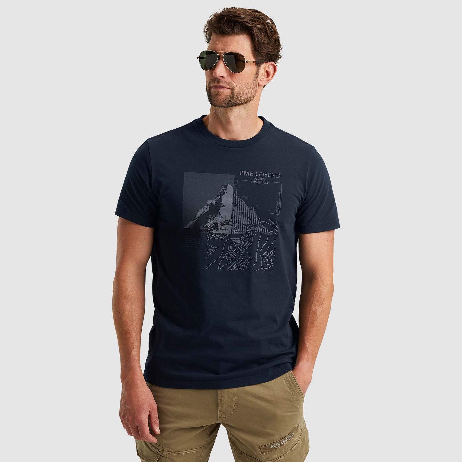 PME Legend | T-shirt met artwork PTSS2408563-5281