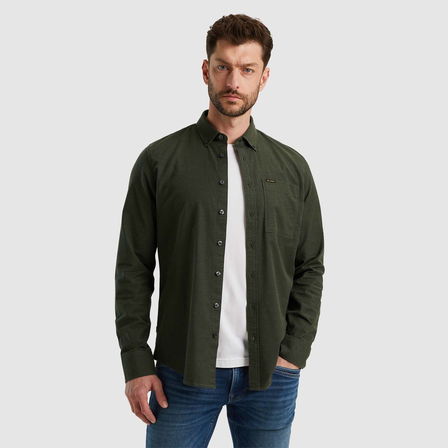 PME Legend | Overhemd met borstzak PSI2408212-6154
