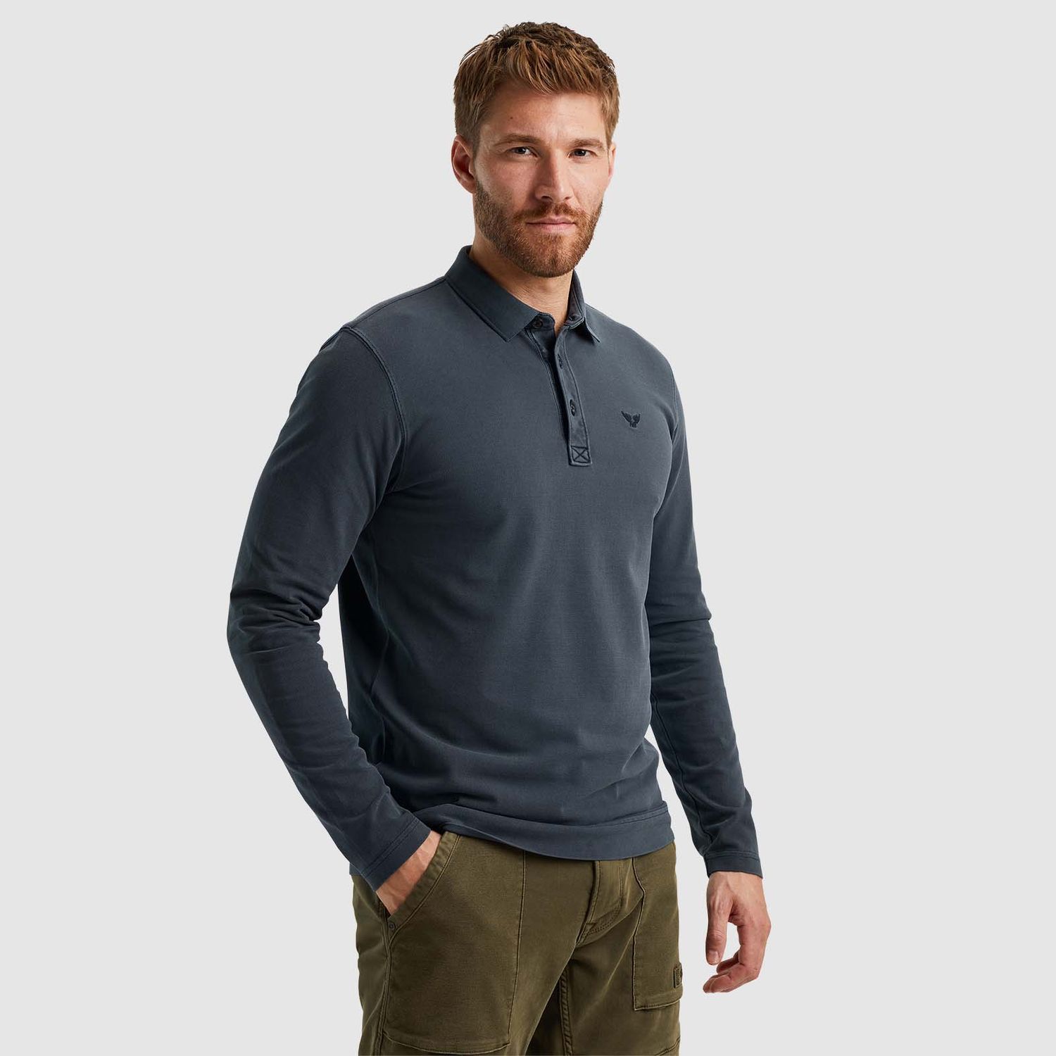 PME Legend Polo met lange mouwen PPS2408801-5281