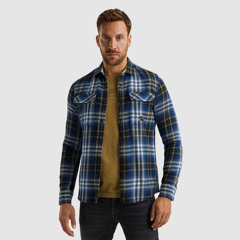 PME Legend | Shirt jacket met ruitpatroon PSI2408202-5281