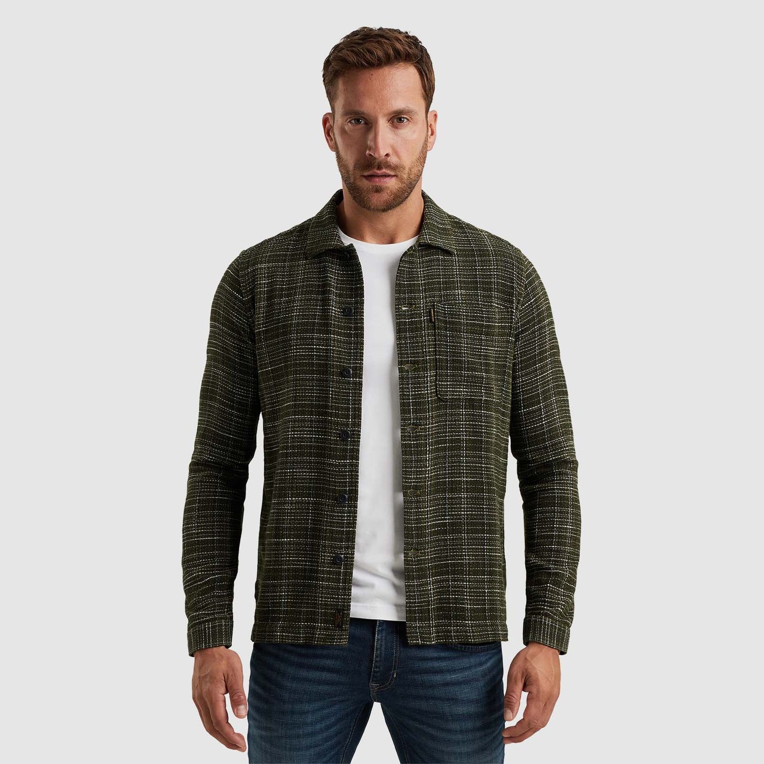 PME Legend | Shirt jacket met structuur PSI2408219-6154