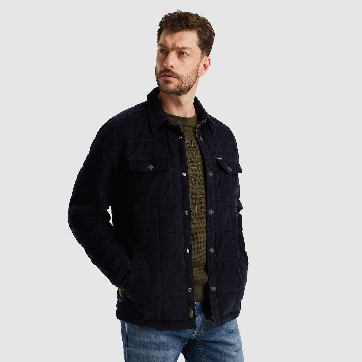 PME Legend | Shirt jacket van corduroy PSI2408217-5281