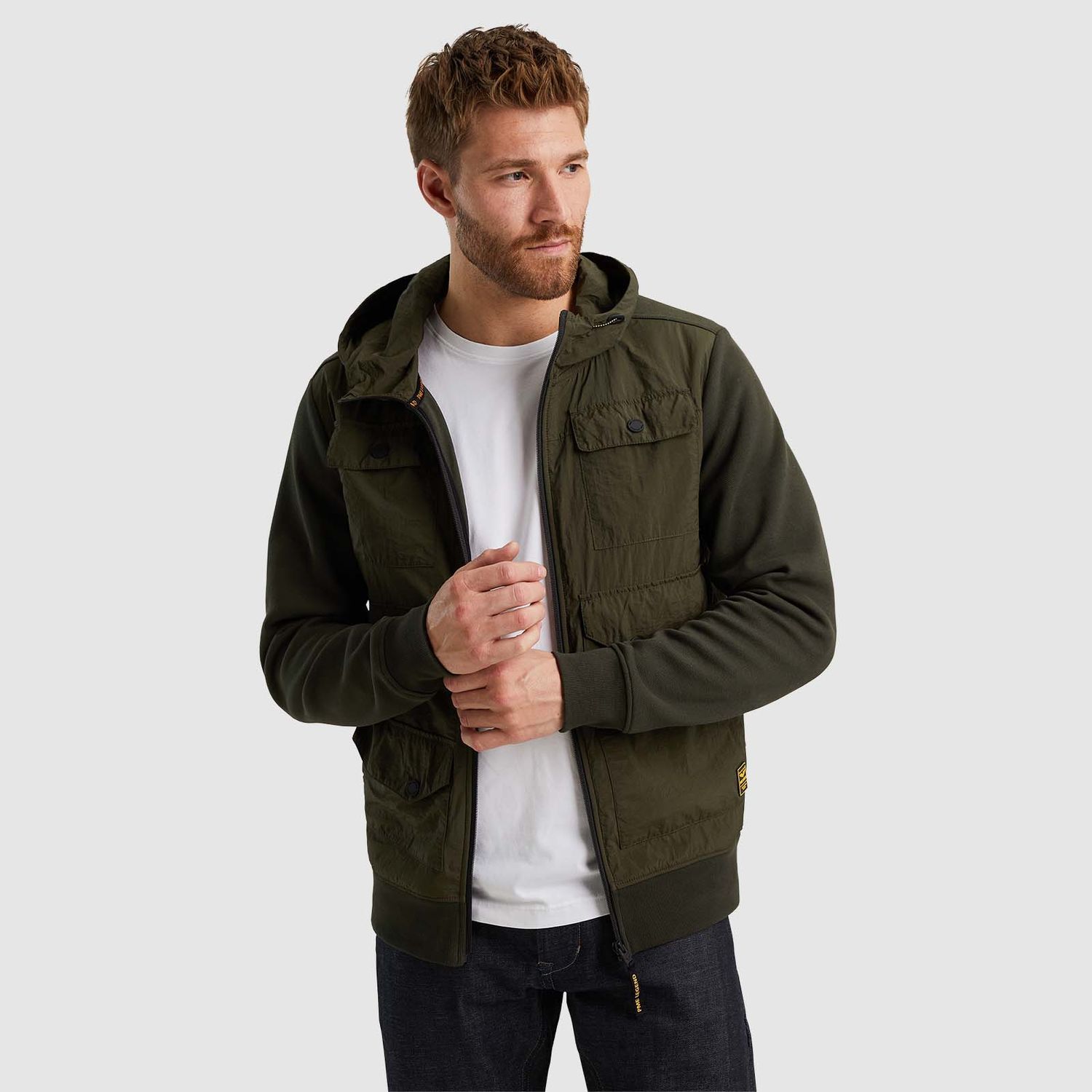 PME Legend | Hybrid jacket met capuchon PSW2408425-6154