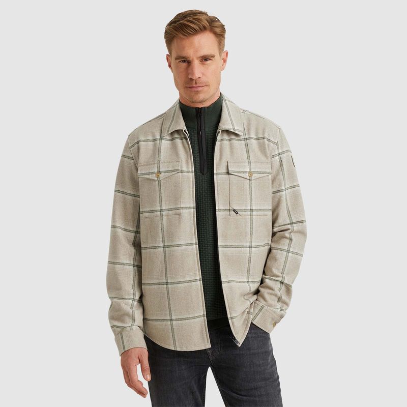Vanguard | Shirt jacket van een wolblend VSI2408204-8265