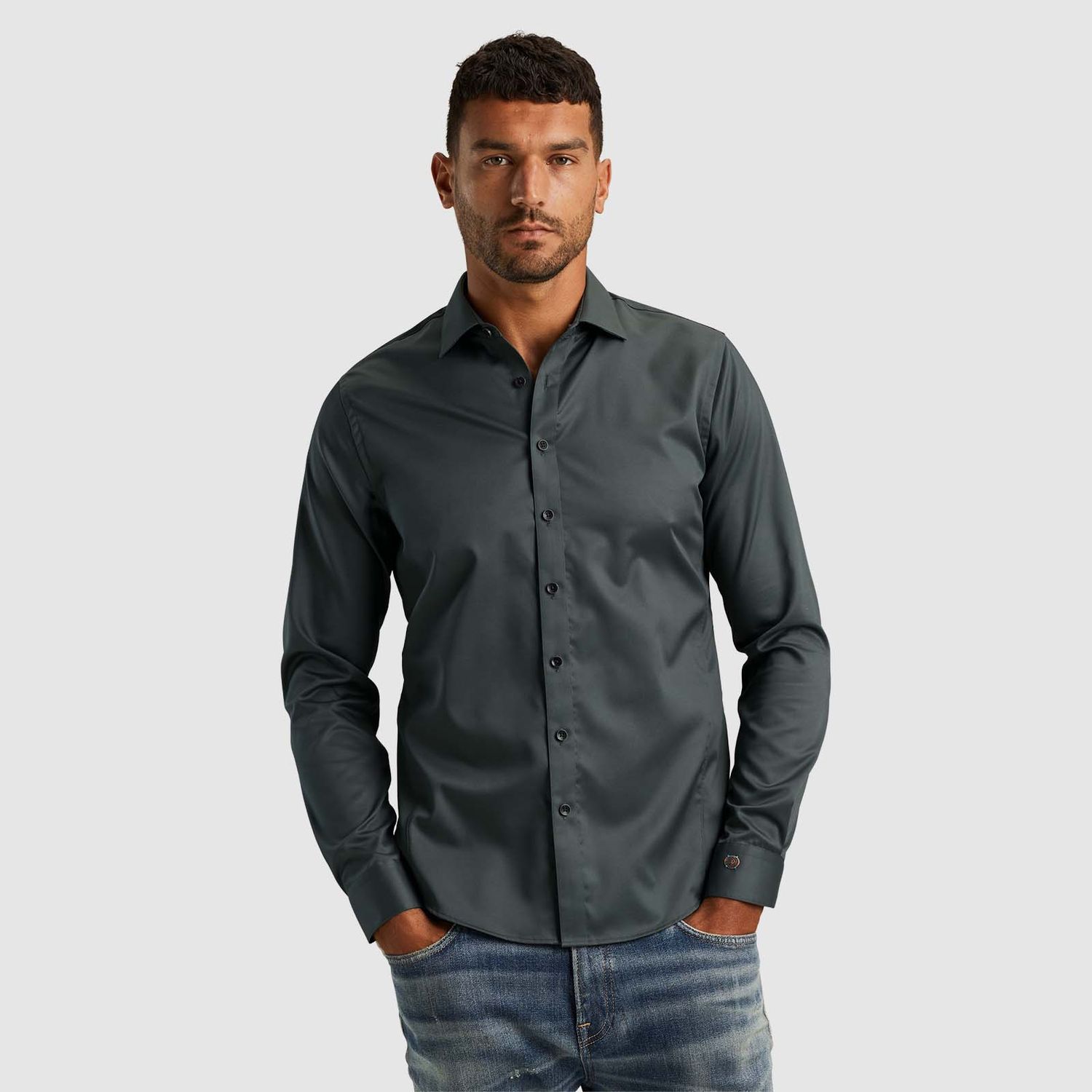 Cast Iron | Overhemd in een slim fit CSI2409217-6026