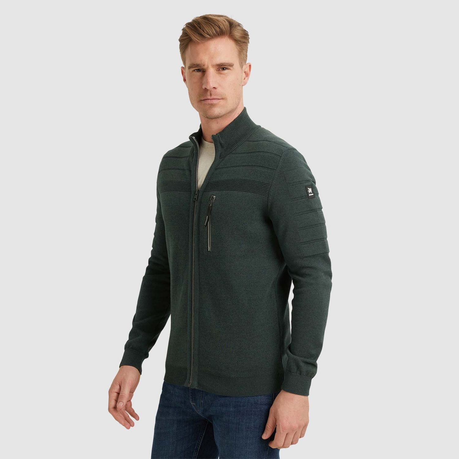 Vanguard | Vest van katoen mouliné VKC2409374-6152