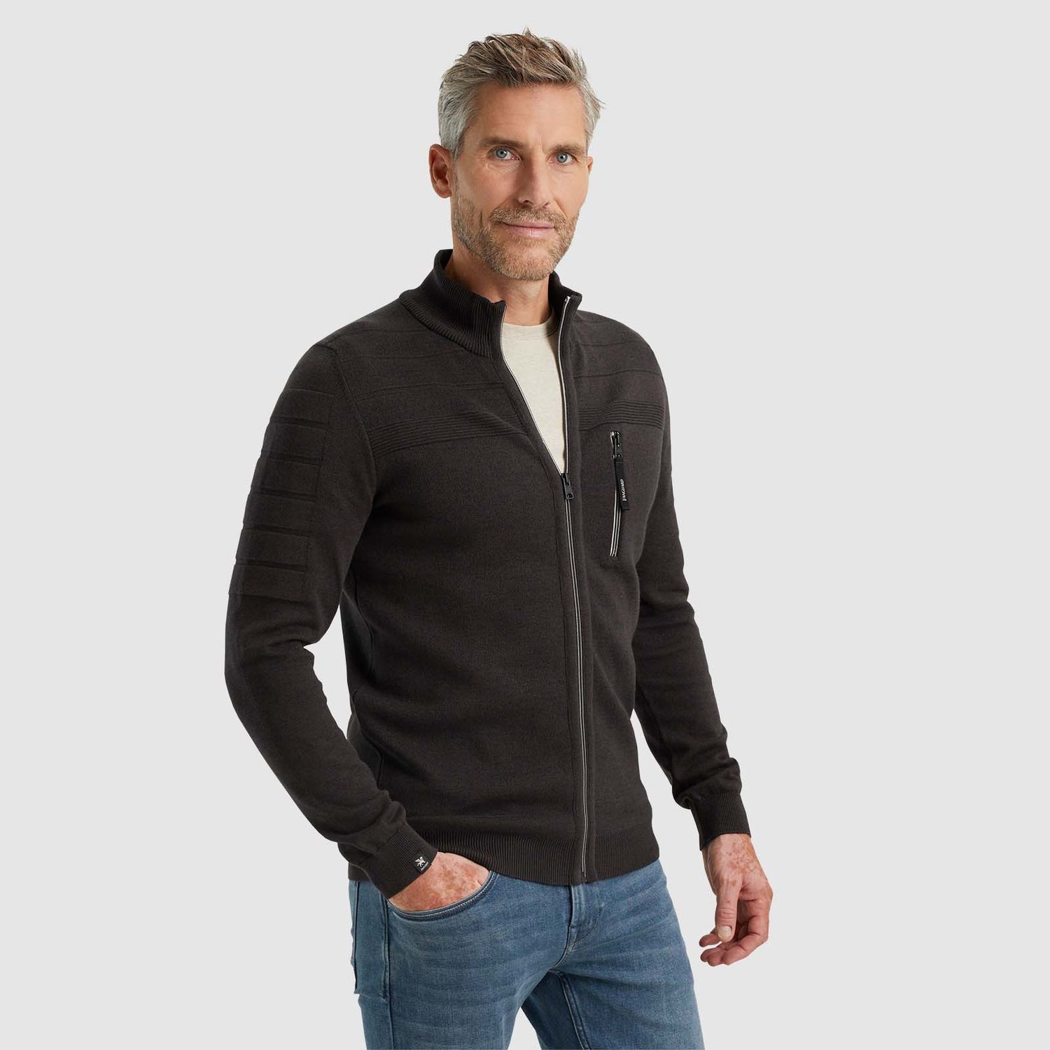 Vanguard | Vest van katoen mouliné VKC2409374-8292
