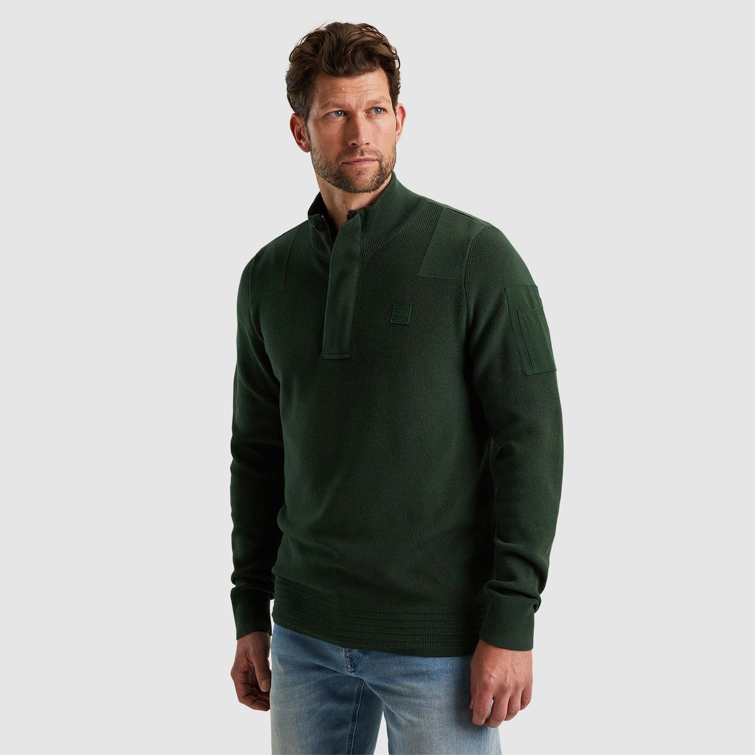PME Legend | Trui met halve rits PKW2409322-6143