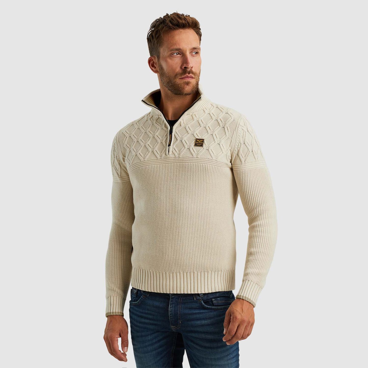 PME Legend | Trui met halve rits PKW2409324-7013