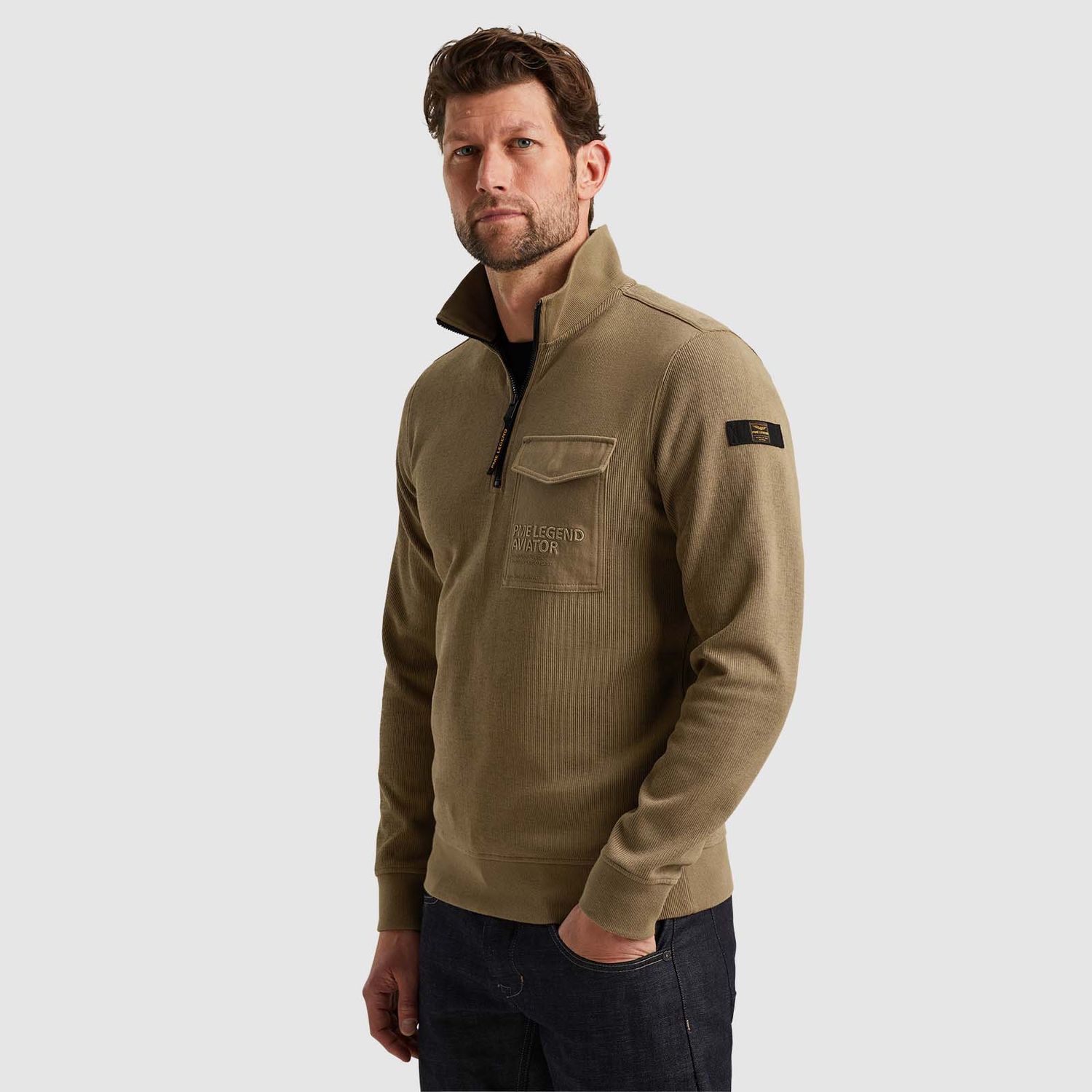 PME Legend | Trui met halve rits PSW2409451-8069