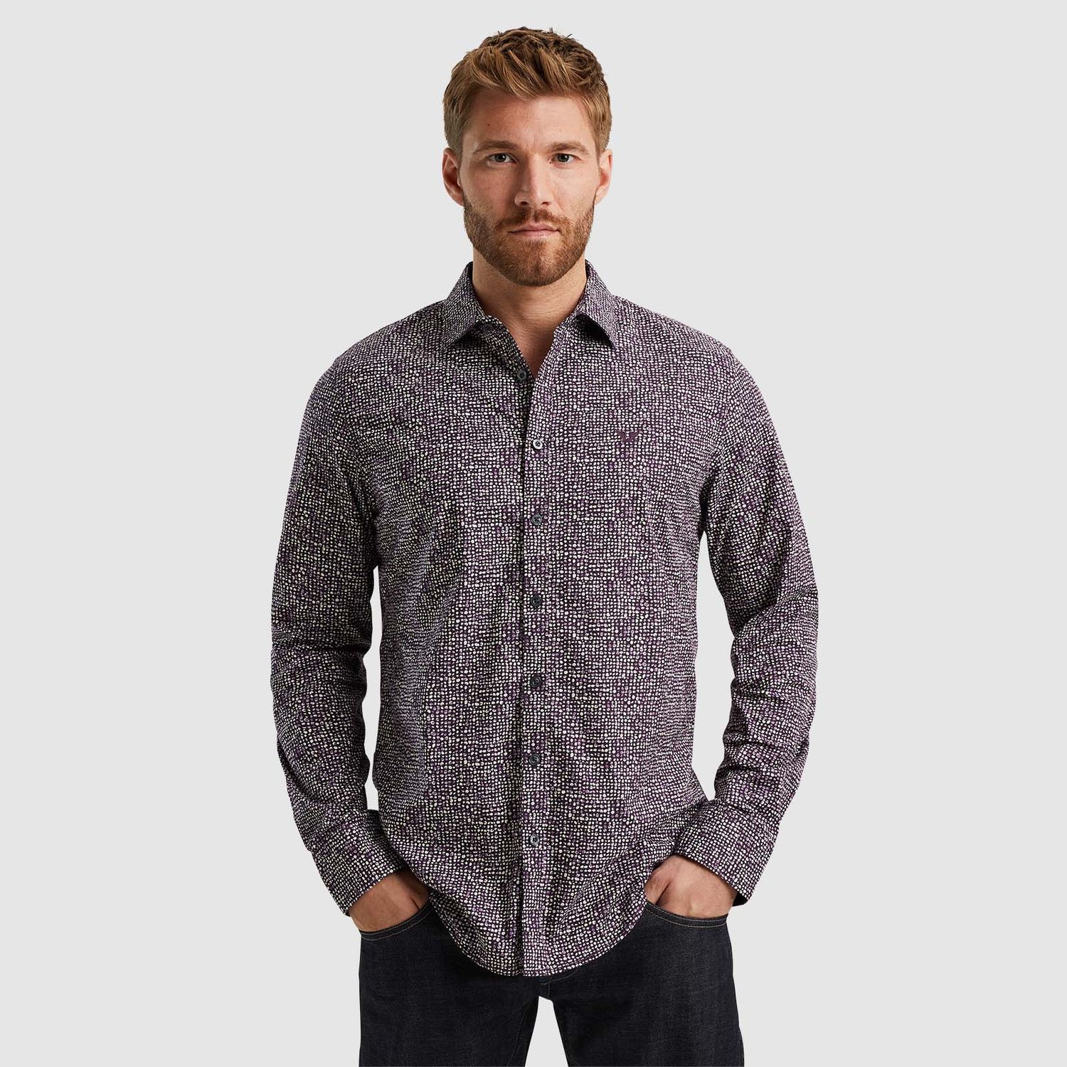PME Legend | Overhemd van poplin katoen PSI2409221-4343