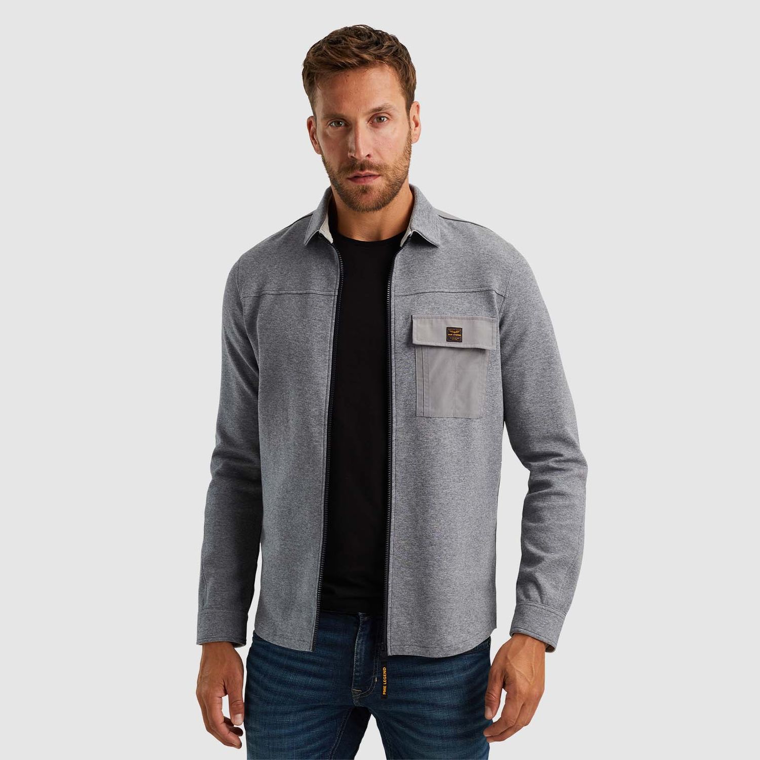 PME Legend | Shirt jacket met ritssluiting PSI2409231-940