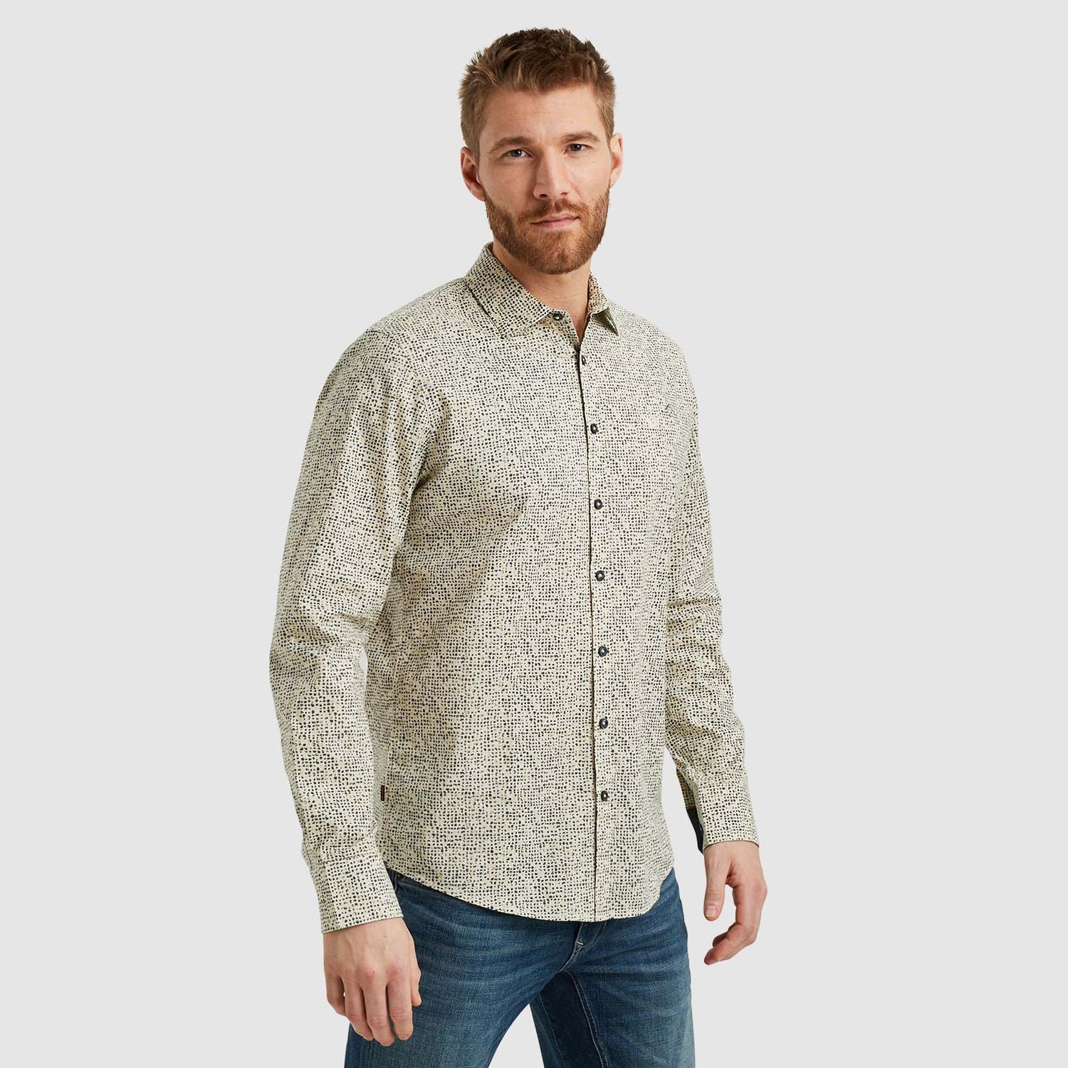 PME Legend | Overhemd van poplin katoen PSI2409221-7011