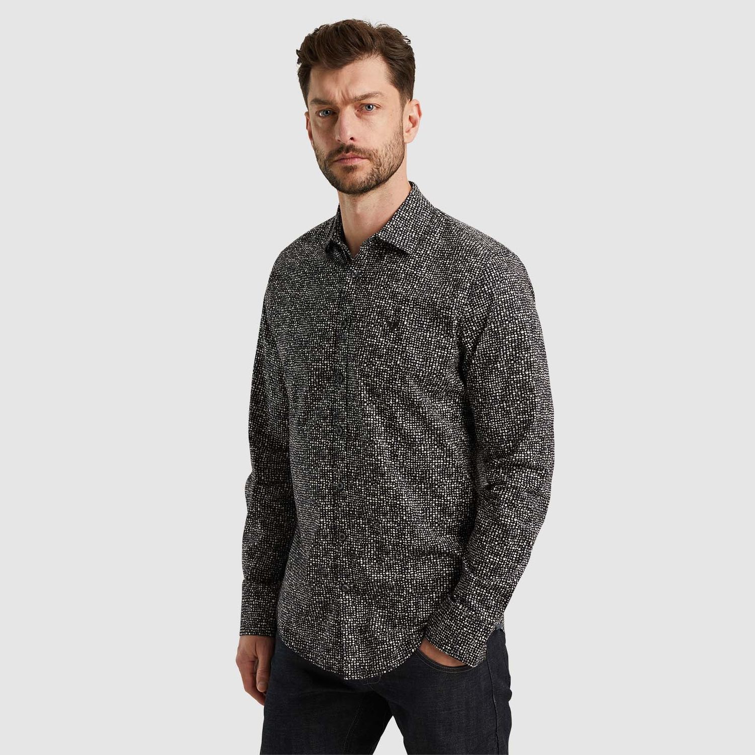 PME Legend | Overhemd van poplin katoen PSI2409221-9139