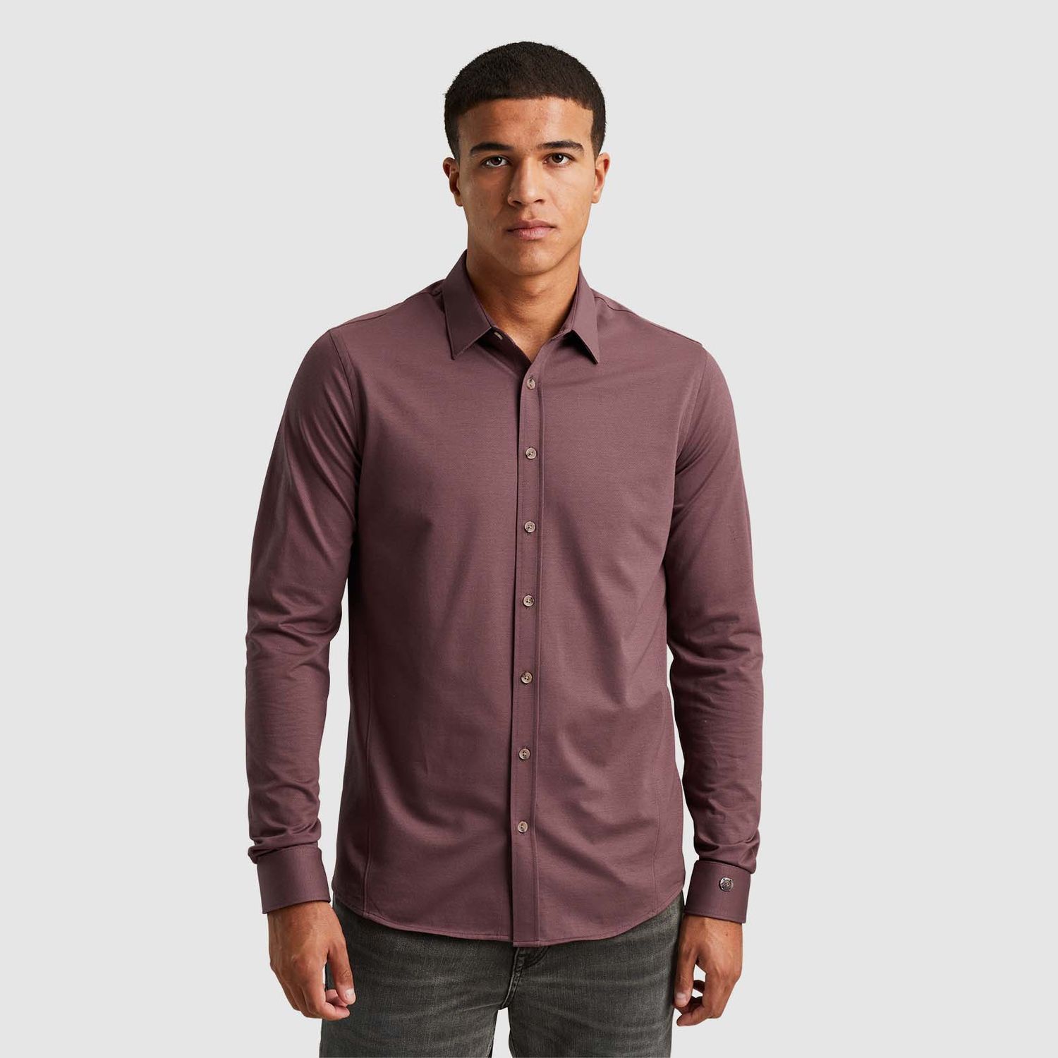 Cast Iron | Overhemd van twill jersey CSI2410250-8203