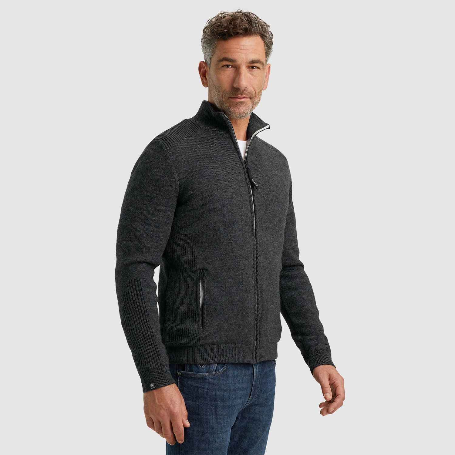 Vanguard Button jacket the george wool blen Antracite Melee VKC2410385